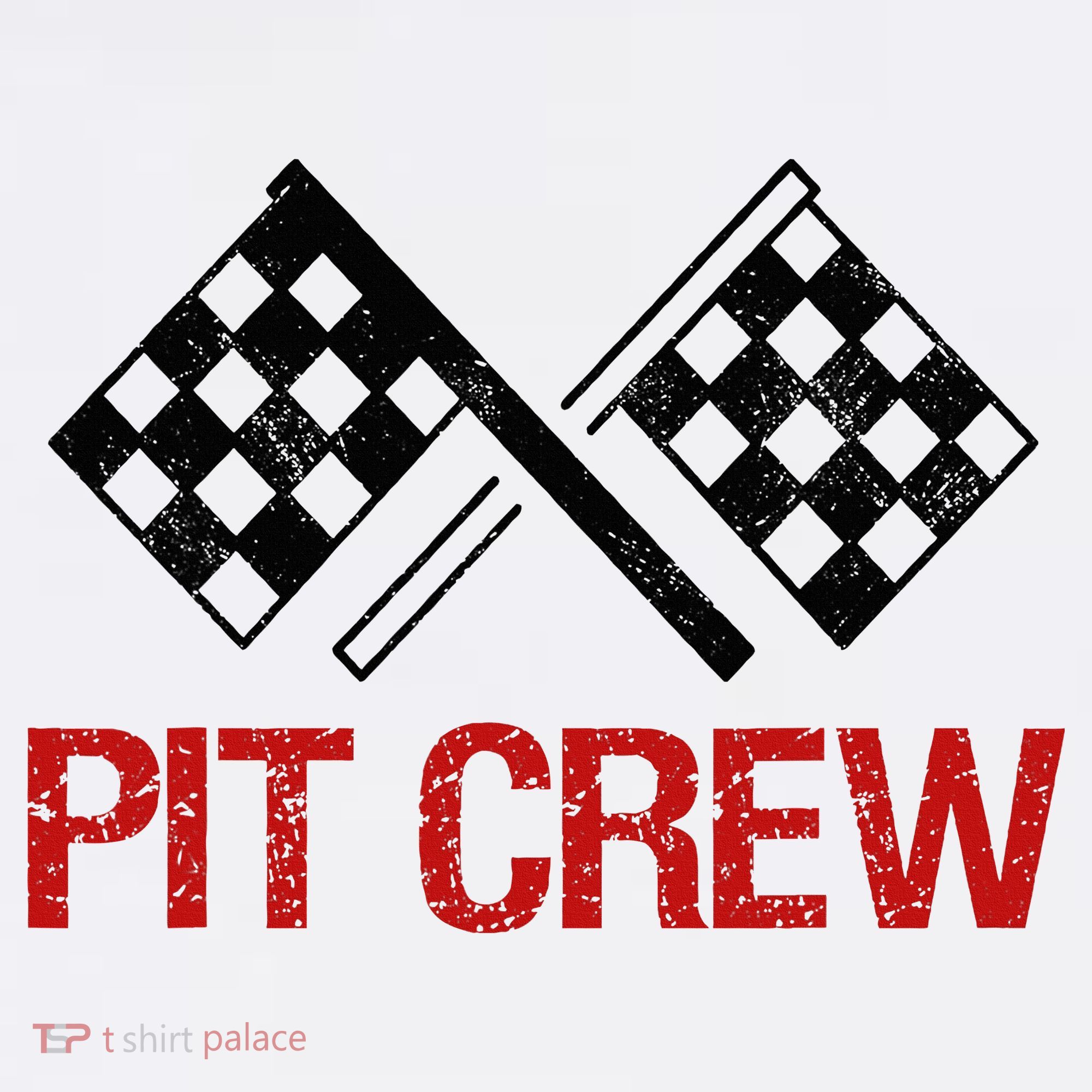 Pit Crew For Racing Car Parties USA-Made Doggie Bandana