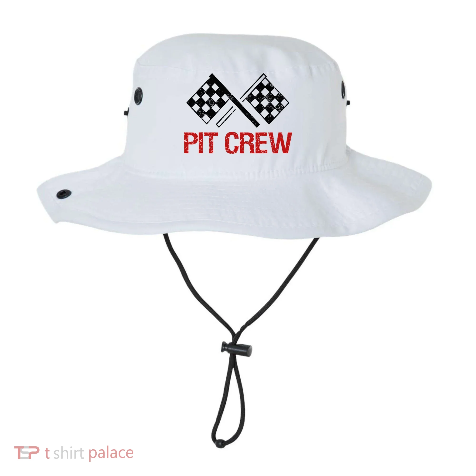 Pit Crew For Racing Car Parties Bucket Hat