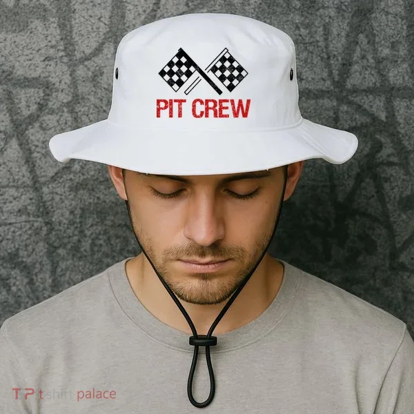 Pit Crew For Racing Car Parties Bucket Hat