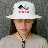 Pit Crew For Racing Car Parties Bucket Hat thumb 3