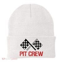 Pit Crew For Racing Car Parties Beanie thumb 0