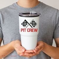 Pit Crew For Racing Car Parties Tumbler thumb 2