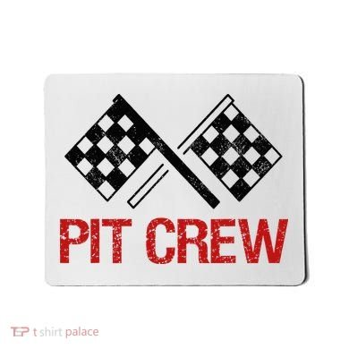 Pit Crew For Racing Car Parties Mousepad