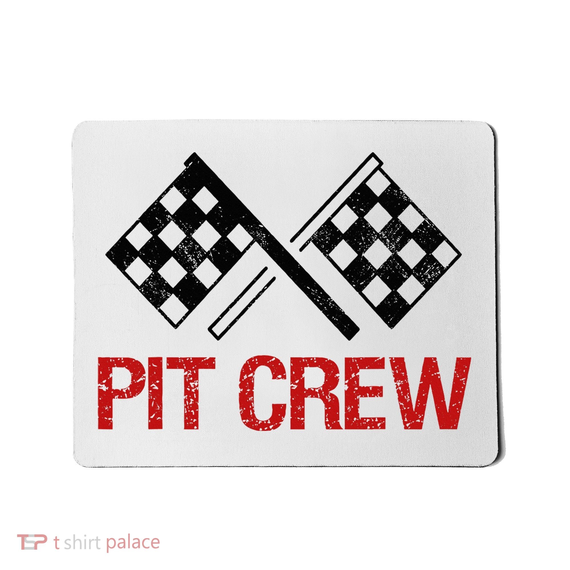 Pit Crew For Racing Car Parties Mousepad