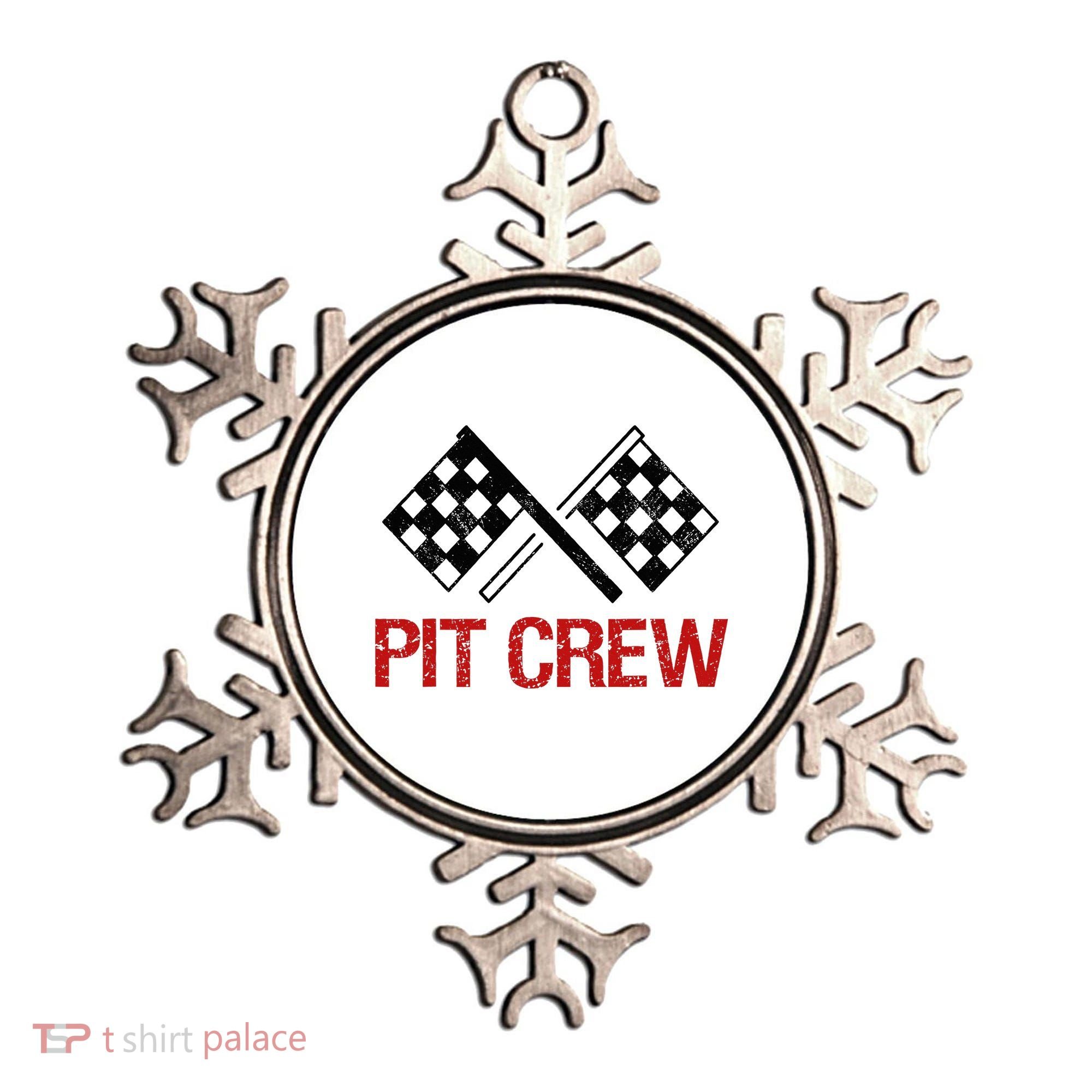 Pit Crew For Racing Car Parties Ornament