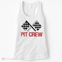 Pit Crew For Racing Car Parties Women's Tank Top thumb 0