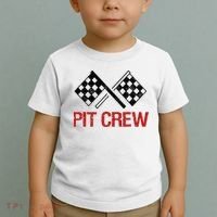 Pit Crew For Racing Car Parties Toddler T-Shirt thumb 2