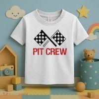 Pit Crew For Racing Car Parties Toddler T-Shirt thumb 3