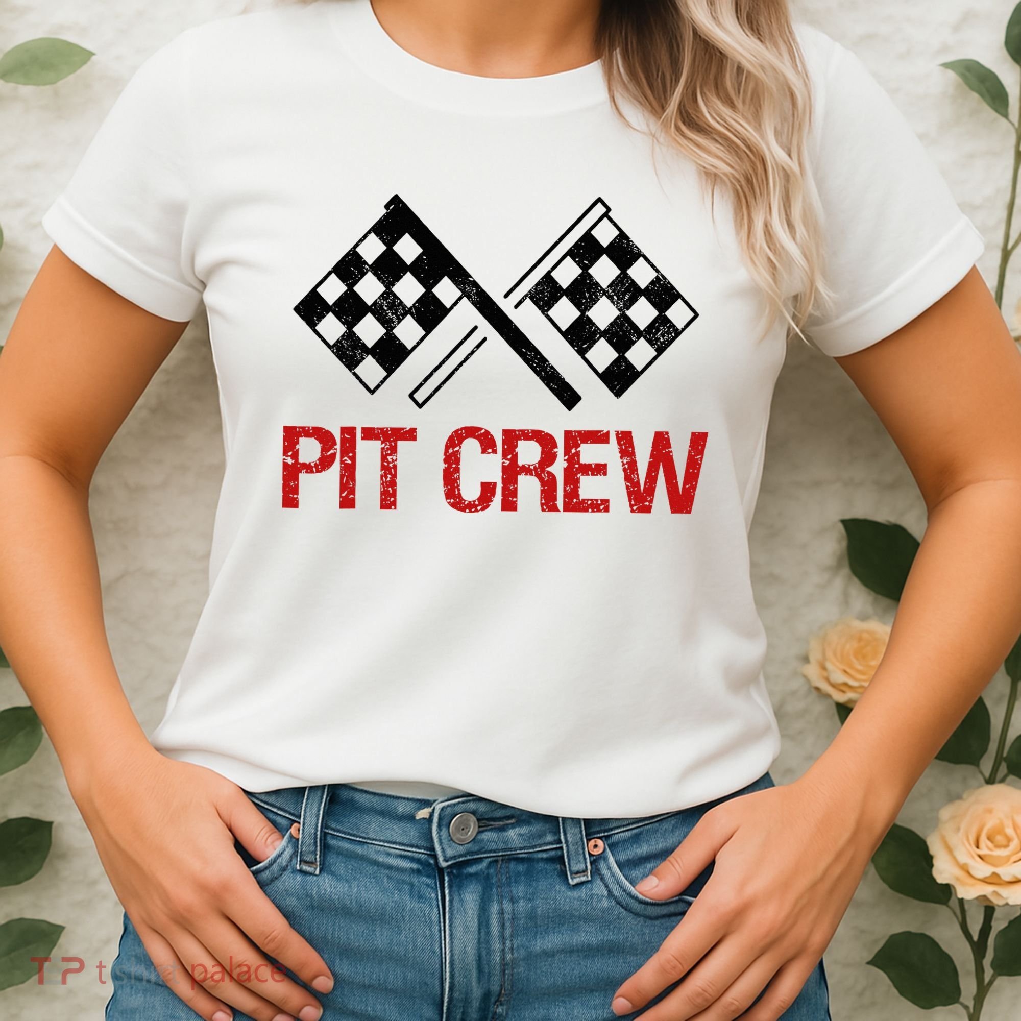 Pit Crew For Racing Car Parties Women's T-Shirt