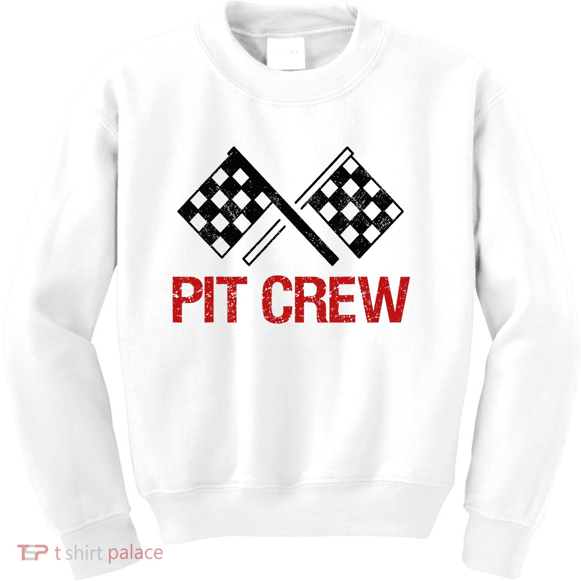 Pit Crew For Racing Car Parties Kids Sweatshirt