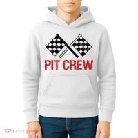 Pit Crew For Racing Car Parties Kids Hoodie thumb 4