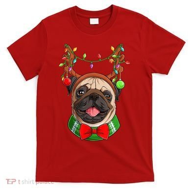 Pug Christmas Festive Cute T-Shirt