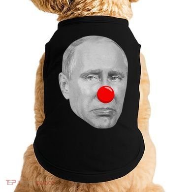 Putin Clown Funny Doggie Tank
