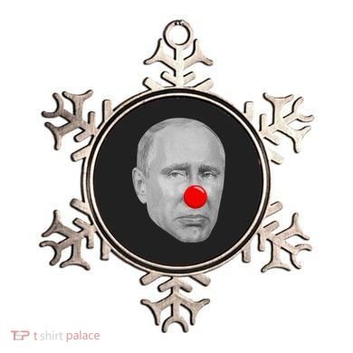 Putin Clown Funny Ornament