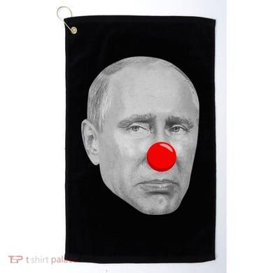 Putin Clown Funny Golf Towel