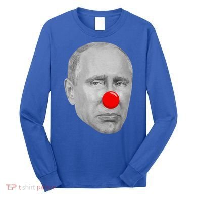 Putin Clown Funny Long Sleeve Shirt