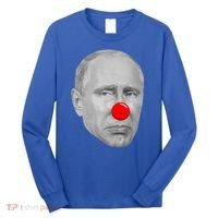 Putin Clown Funny Long Sleeve Shirt thumb 0