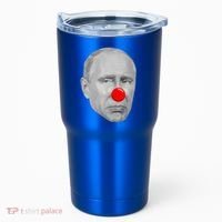 Putin Clown Funny Tumbler thumb 0