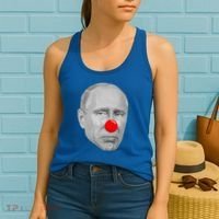 Putin Clown Funny Women's Tank Top thumb 2