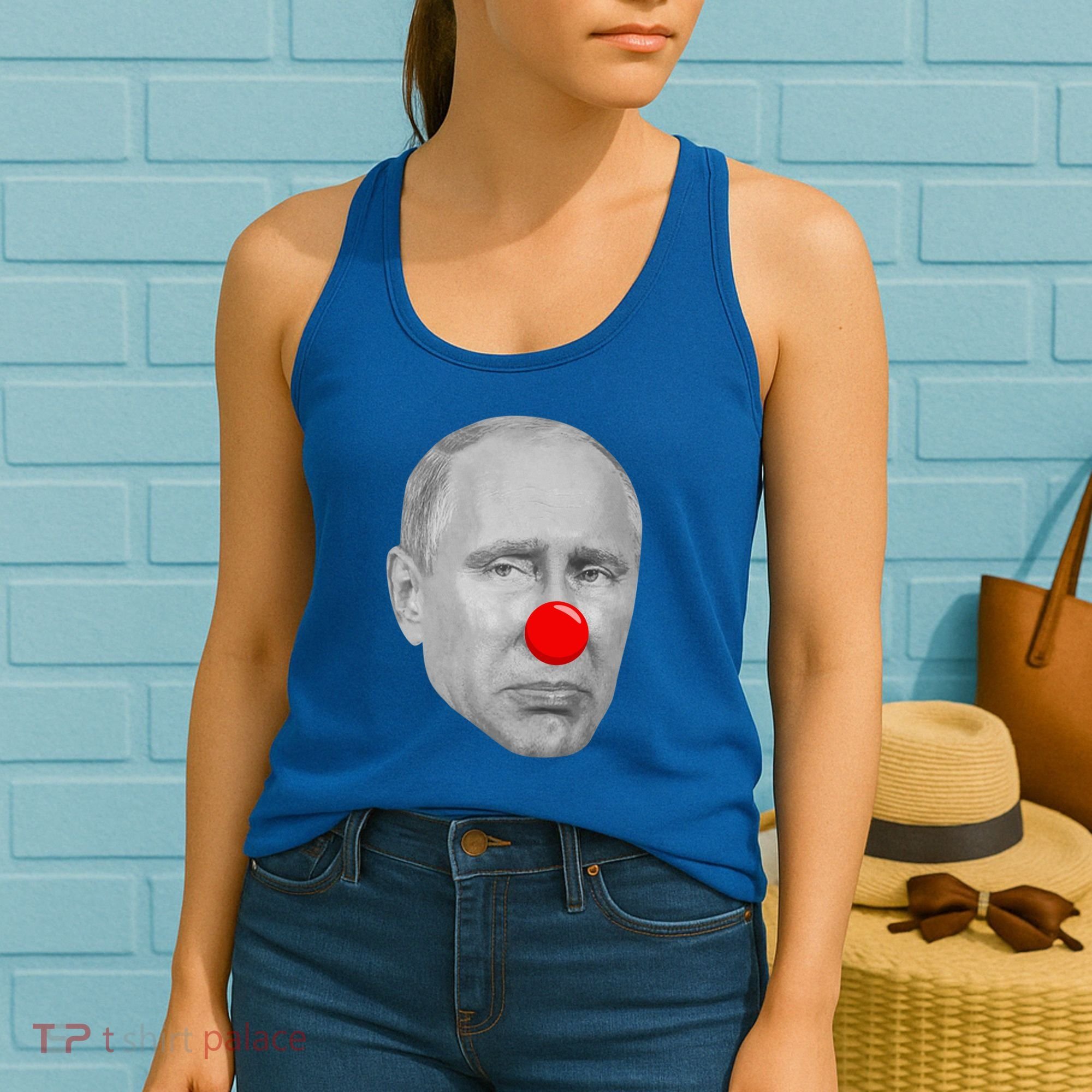 Putin Clown Funny Women's Tank Top
