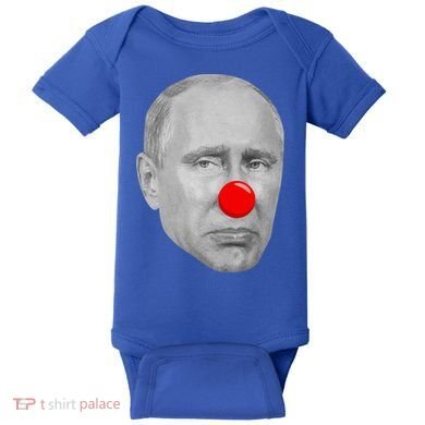 Putin Clown Funny Baby Bodysuit