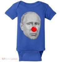 Putin Clown Funny Baby Bodysuit thumb 0