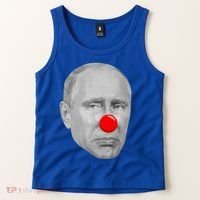 Putin Clown Funny Tank Top thumb 2