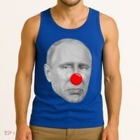 Putin Clown Funny Tank Top thumb 3