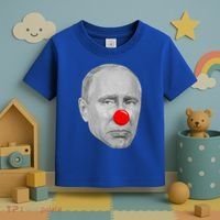 Putin Clown Funny Toddler T-Shirt thumb 3
