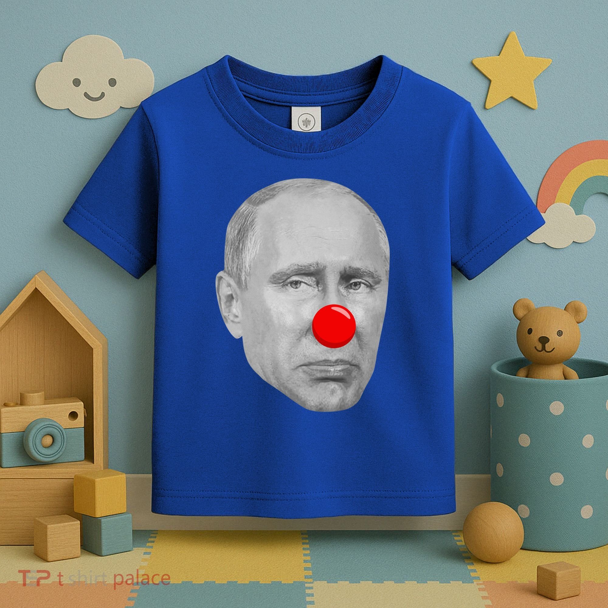 Putin Clown Funny Toddler T-Shirt