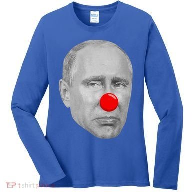 Putin Clown Funny Women's Long Sleeve Shirt