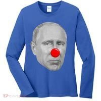 Putin Clown Funny Women's Long Sleeve Shirt thumb 0