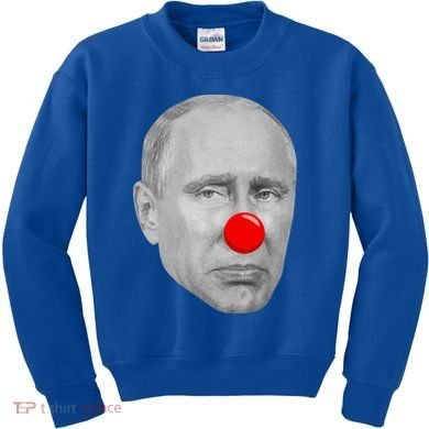 Putin Clown Funny Kids Sweatshirt