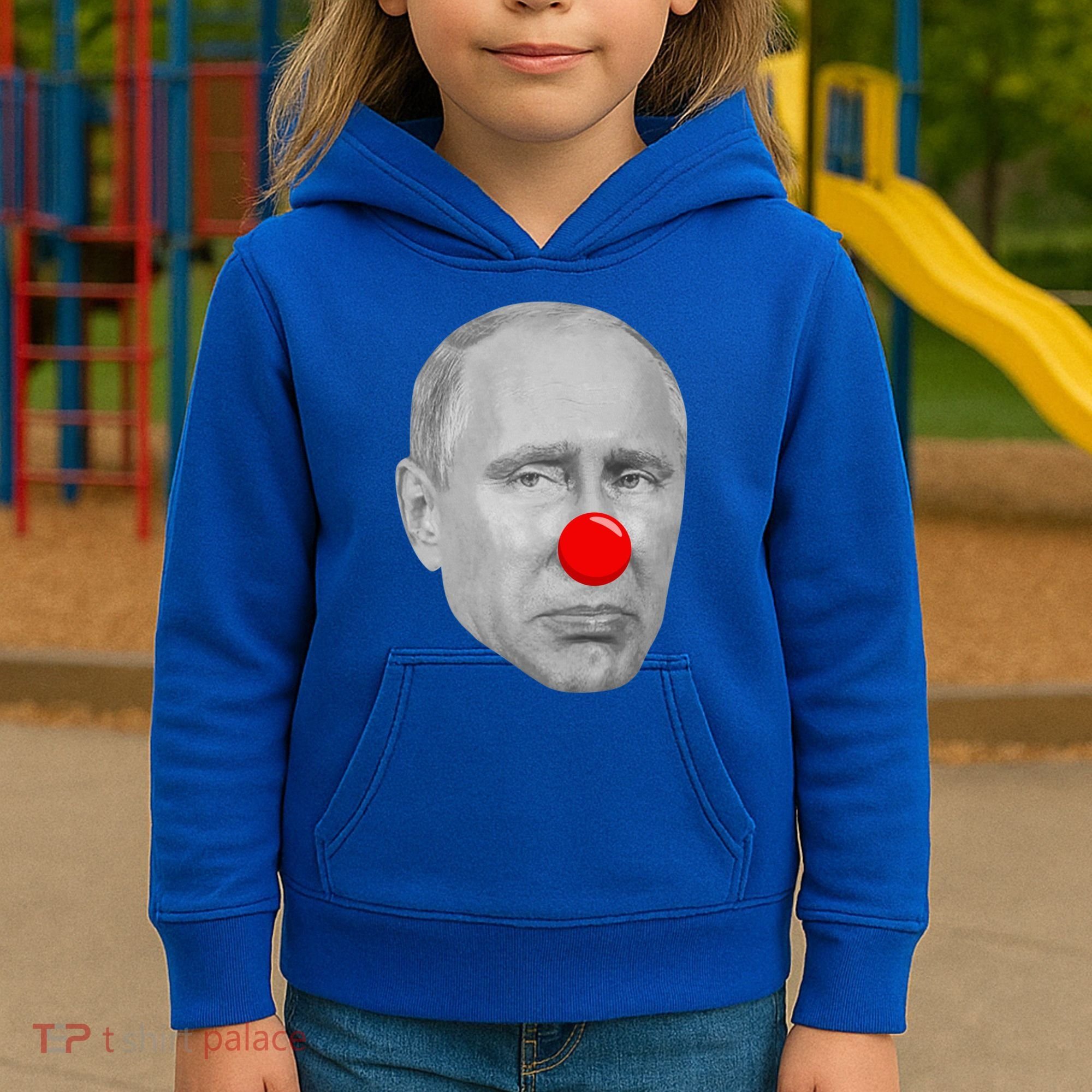 Putin Clown Funny Kids Hoodie