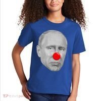 Putin Clown Funny Kids T-Shirt thumb 2