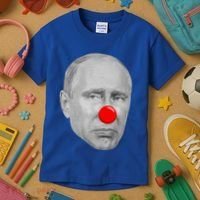 Putin Clown Funny Kids T-Shirt thumb 3