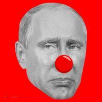 Putin Clown Funny Santa Hat thumb 1