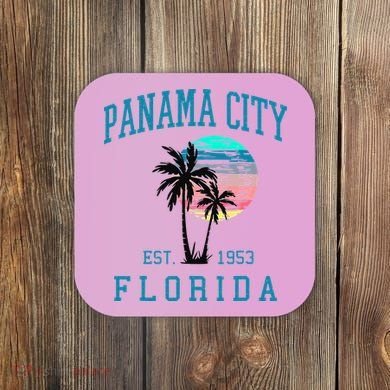 Panama City Florida Spring Vacations Beach Palm Trees Summer Coaster