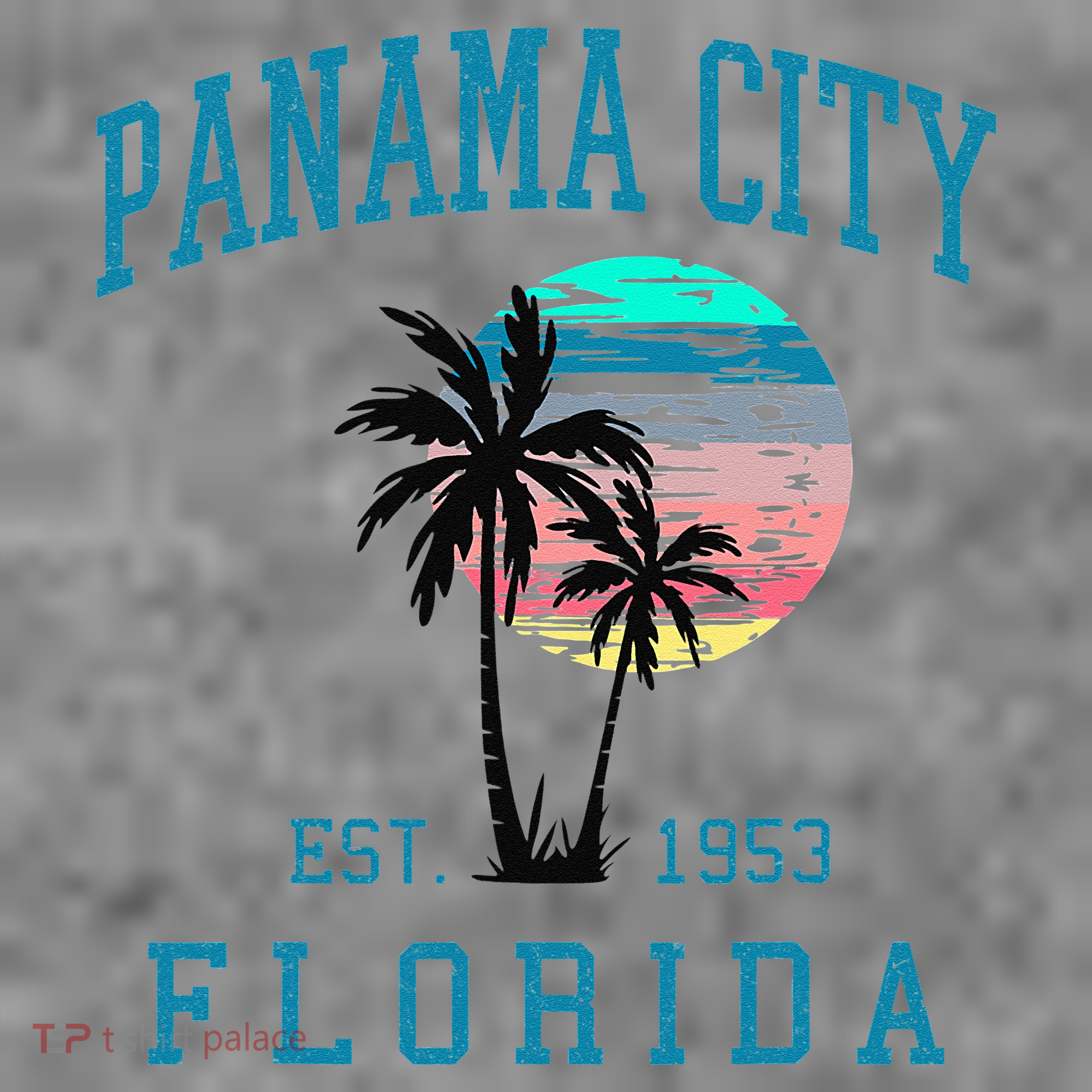 Panama City Florida Spring Vacations Beach Palm Trees Summer Toddler Hoodie