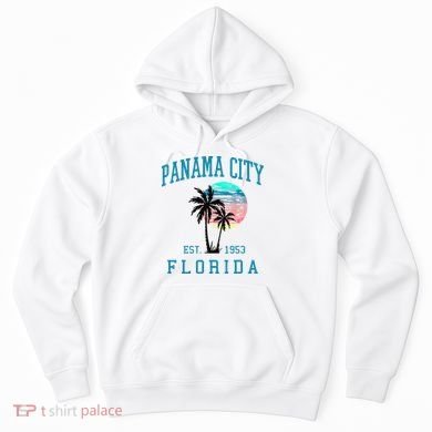 Panama City Florida Spring Vacations Beach Palm Trees Summer Hoodie