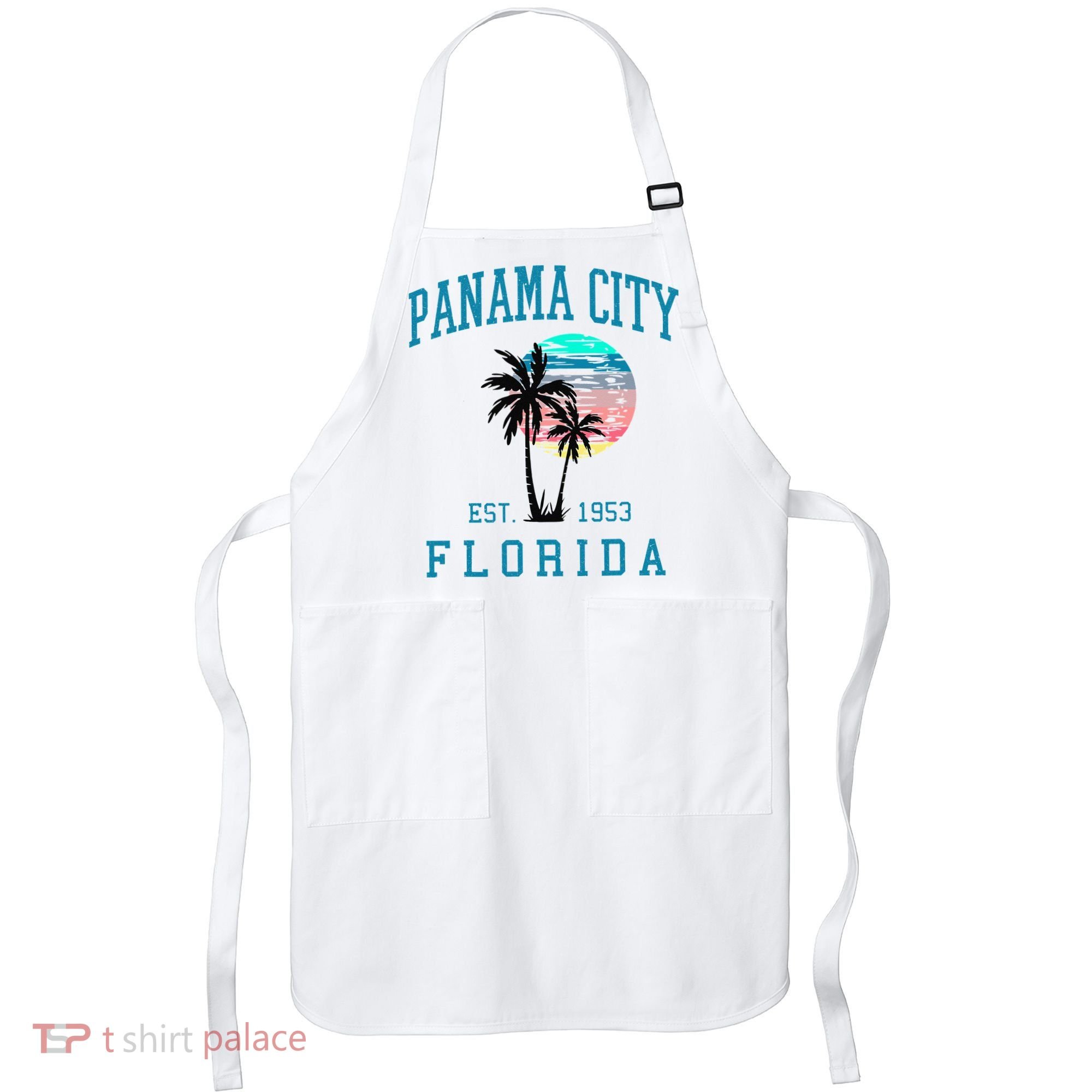 Panama City Florida Spring Vacations Beach Palm Trees Summer Apron