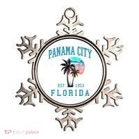 Panama City Florida Spring Vacations Beach Palm Trees Summer Ornament thumb 0