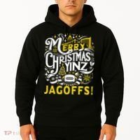 Pittsburgh Christmas Funny Yinz Jagoff Ugly Hoodie thumb 2