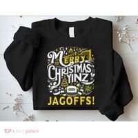 Pittsburgh Christmas Funny Yinz Jagoff Ugly Sweatshirt thumb 2