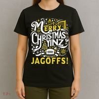 Pittsburgh Christmas Funny Yinz Jagoff Ugly T-Shirt thumb 4