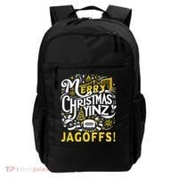 Pittsburgh Christmas Funny Yinz Jagoff Ugly Backpack thumb 0