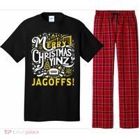 Pittsburgh Christmas Funny Yinz Jagoff Ugly Pajama Set thumb 0