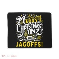 Pittsburgh Christmas Funny Yinz Jagoff Ugly Mousepad thumb 0