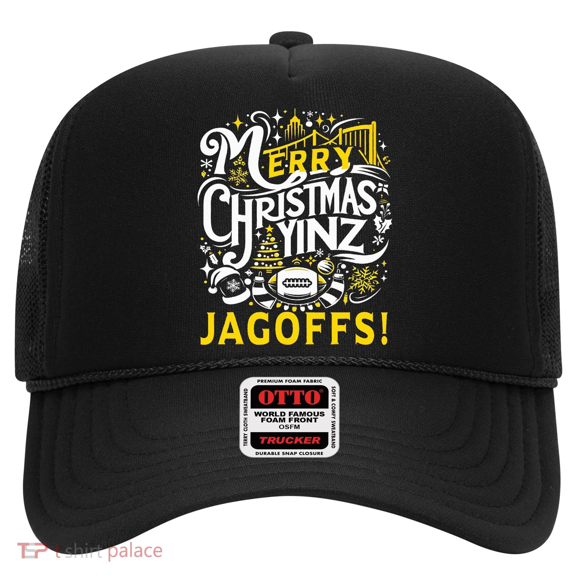 Pittsburgh Christmas Funny Yinz Jagoff Ugly Hat