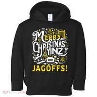Pittsburgh Christmas Funny Yinz Jagoff Ugly Toddler Hoodie thumb 0